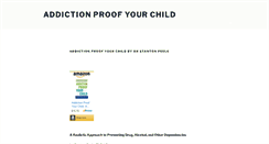 Desktop Screenshot of addictionproofyourchild.com